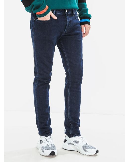 DIESEL Green Straight-Leg Jeans for men