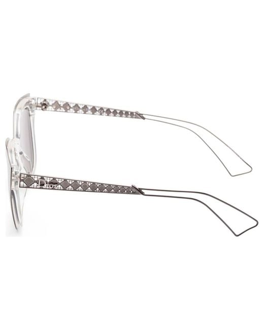 Dior White Logo Sunglasses