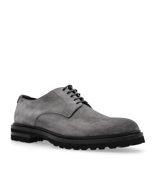 Dolce & Gabbana Brown Oxford Lace-Up Shoes for men