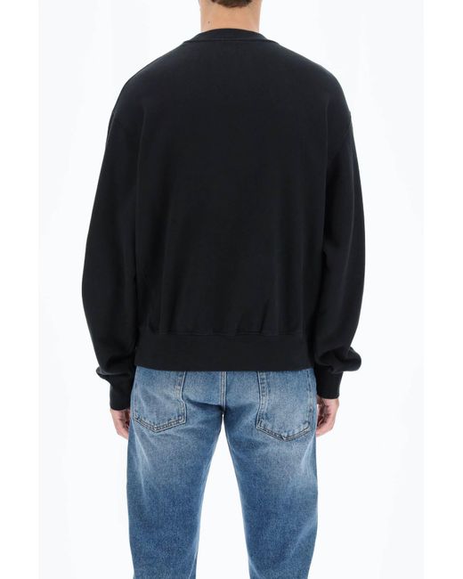 Heron Preston Blue Logo Print Sweatshirt for men