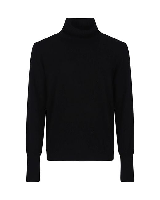 Ballantyne Black Turtleneck Long-Sleeved Jumper for men
