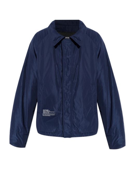 DSquared² Blue Long-Sleeved Insulated Jacket