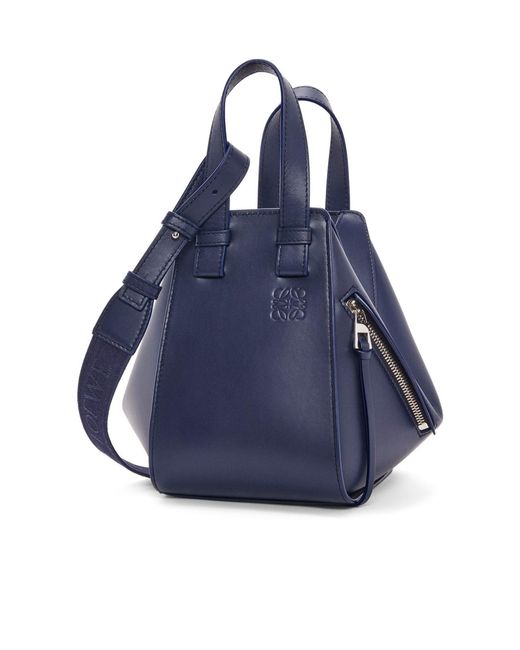 Loewe Blue Compact Hammock Bag