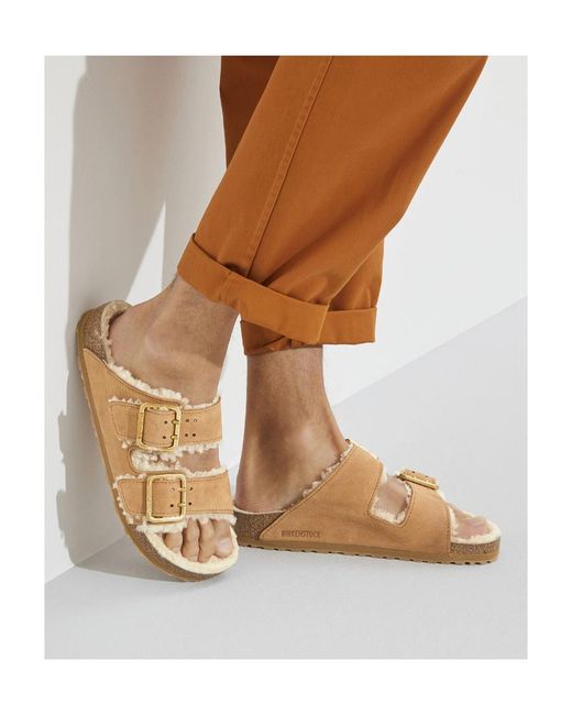Birkenstock White Double-Button Slippers for men
