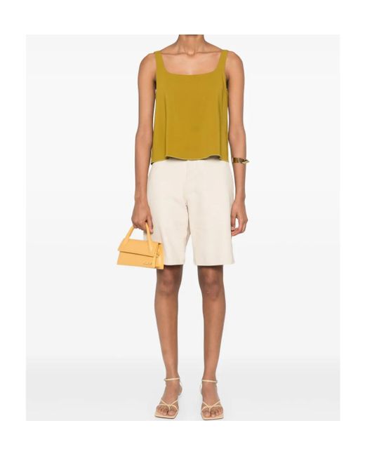 Forte Forte Yellow Crepe Top