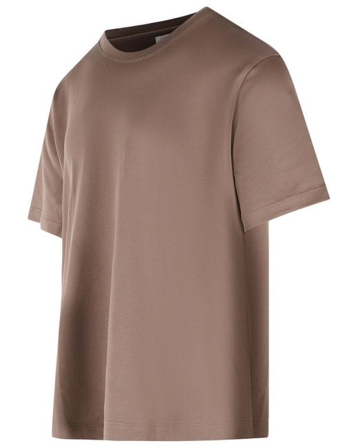 Eleventy Brown Short-Sleeved T-Shirt for men