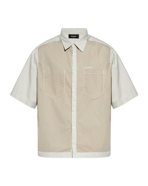 DSquared² White Short Sleeve Shirt for men