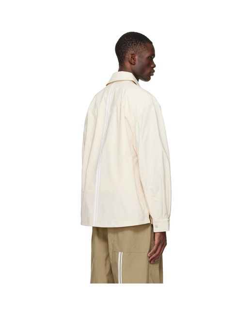 Mordecai White And Striped Jacket for men