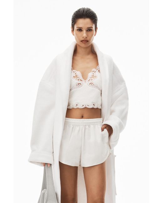 Alexander Wang White Marathon Shorts