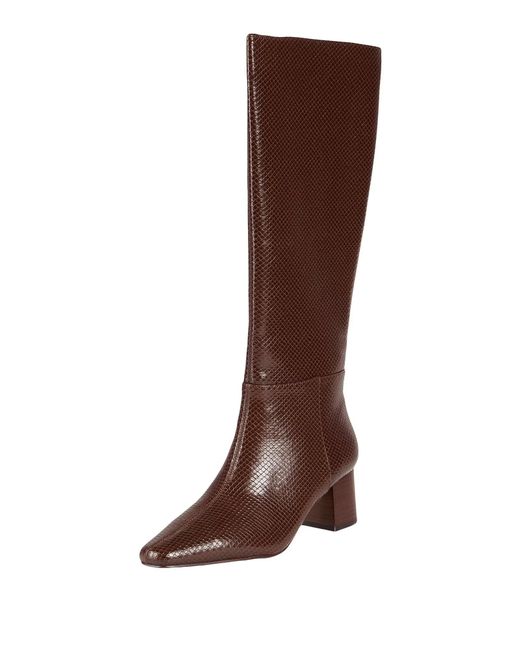 MAX&Co. Brown Chunky Heeled Boots