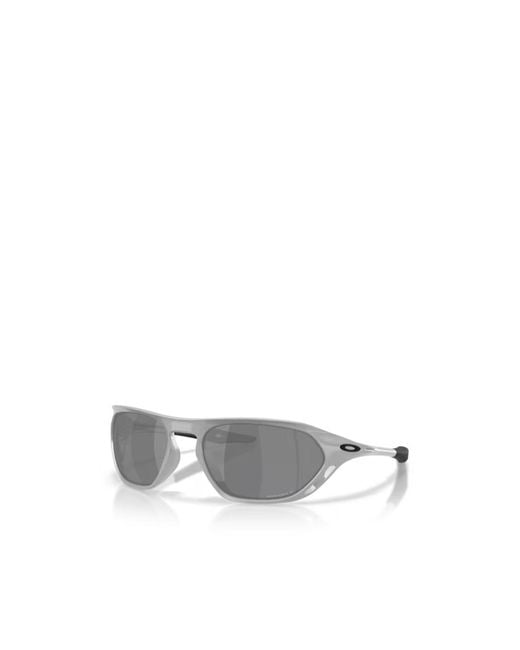 Oakley White Geometric Sunglasses for men