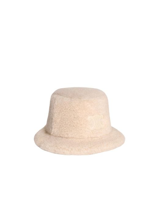 Céline Natural Triomphe Bucket Hat