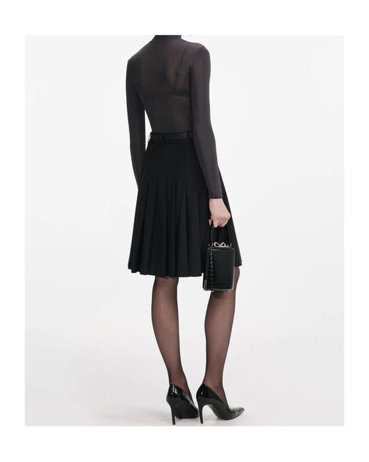 Self-Portrait Black Knit Top