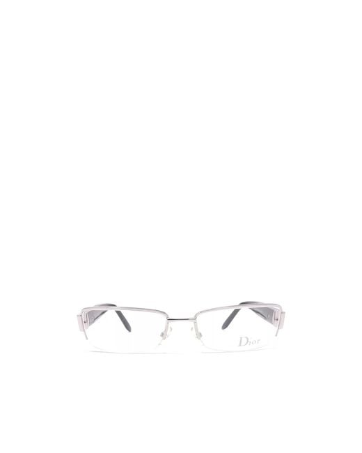 Dior White Logo Flat Mirror for men