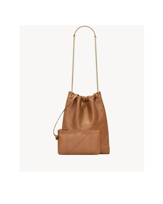 Saint Laurent White Jamie 4.3 Pochon