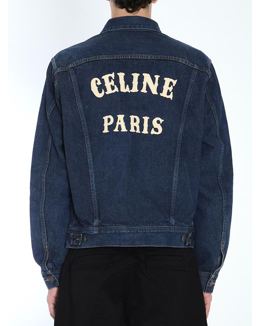 Céline Blue Trucker Jacket for men