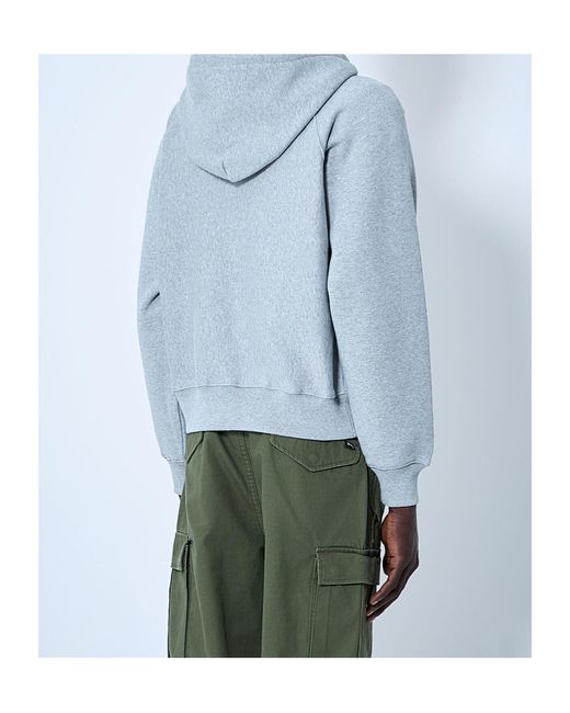 Stussy Blue Stüssy Relaxed Zip Hoodie for men