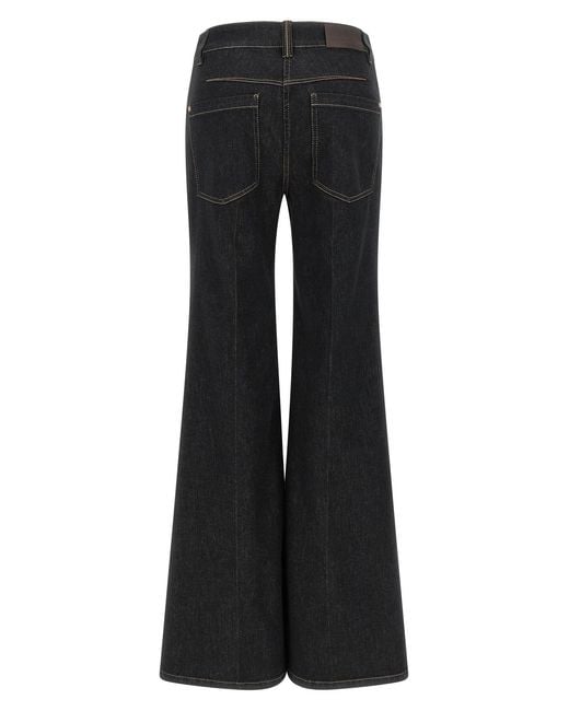 Brunello Cucinelli Black Belt Loop Jeans