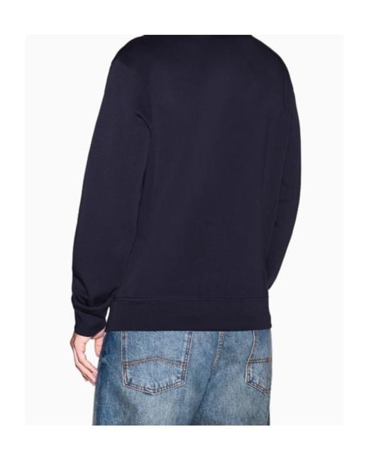 ARMANI EXCHANGE Blue Sweatshirt for men