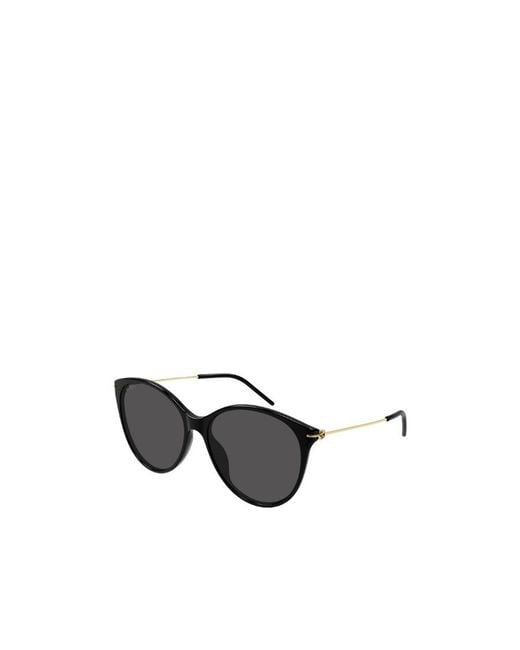 Gucci Black Eyewear Round Frame Sunglasses
