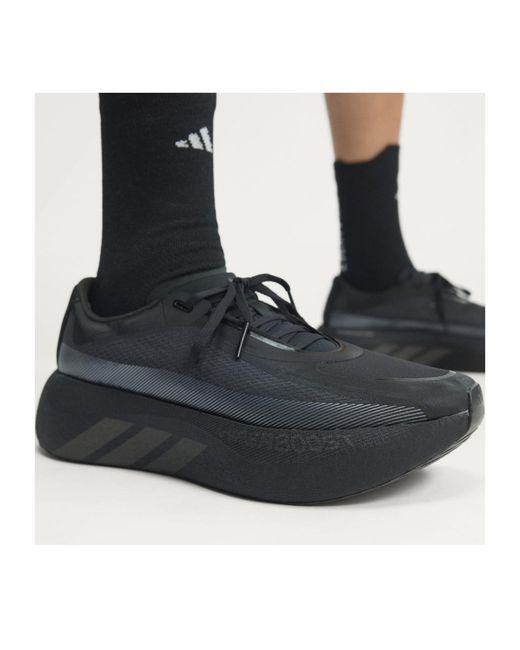 Adidas Black Hyperboost Edge Running Shoes for men