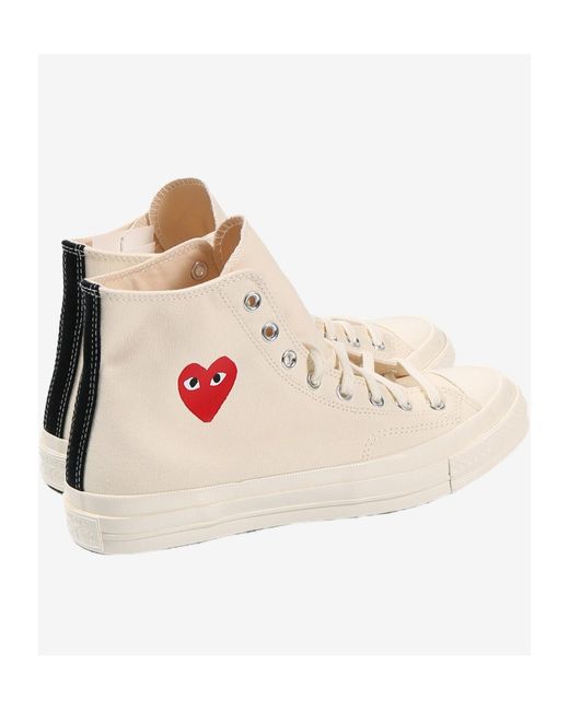 COMME DES GARÇONS PLAY Pink Chuck Taylor 70 High-Top Casual Shoes for men