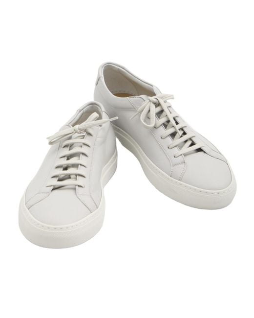 Common Projects White Achilles Premium Sneakers for men