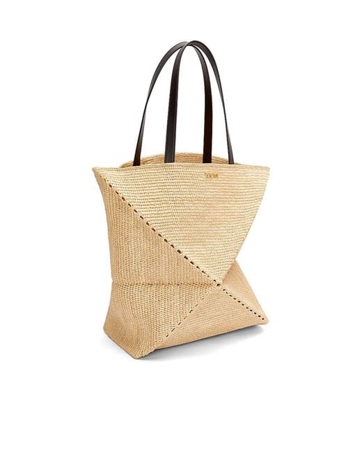 Loewe Natural Xl Puzzle Fold Tote for men