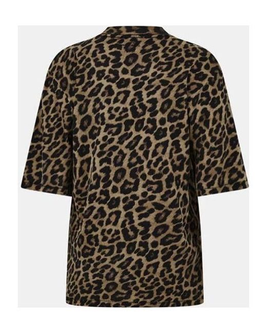 Anine Bing Black Print T-Shirt