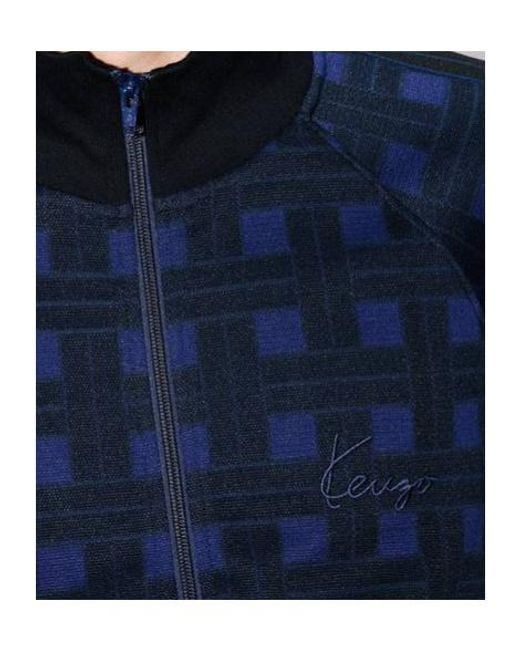 KENZO Blue Weave' Tracktop for men