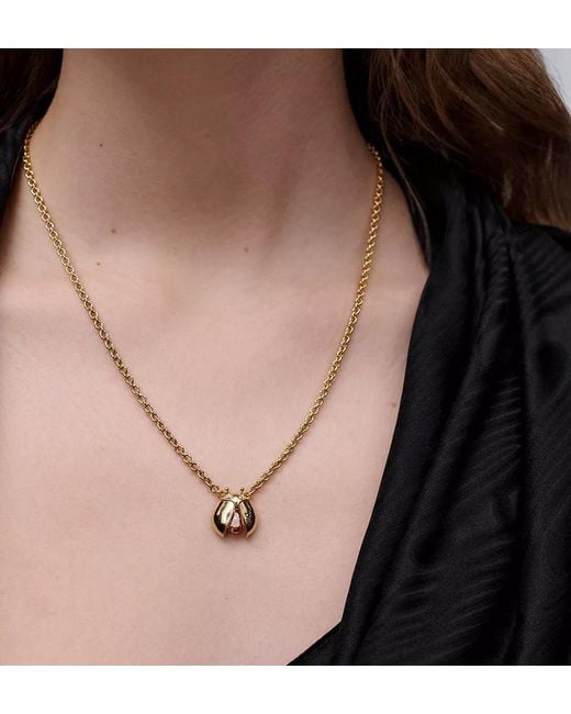 Dior Black Lady Spark Necklace