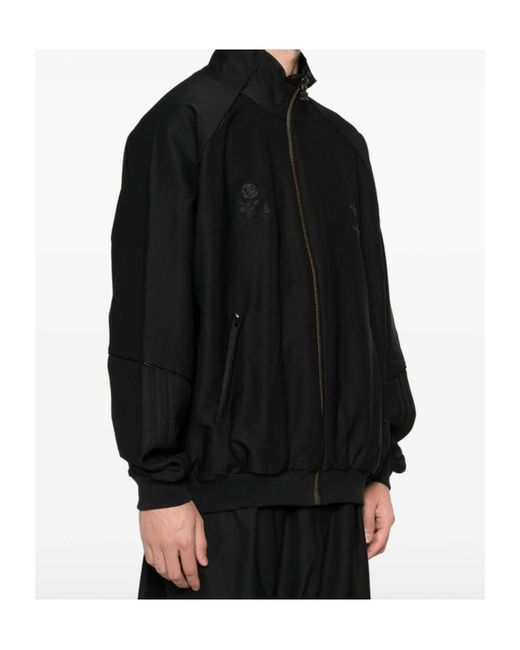ADIDAS X WILLY CHAVARRIA Black Willy Chavarria X Adidas Track Zipped for men
