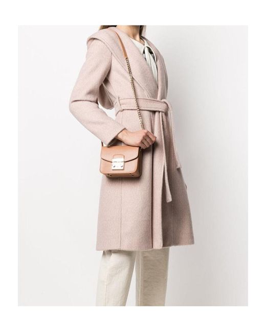 Furla Natural Mini Metropolis Crossbody Bag