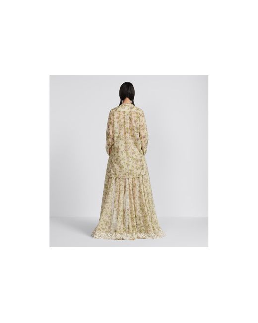 Dior Natural Mid-Length Skirt