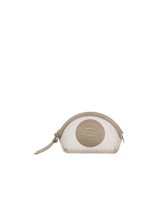 Fendi Multicolor Ff Embossed Medium Toiletry Case