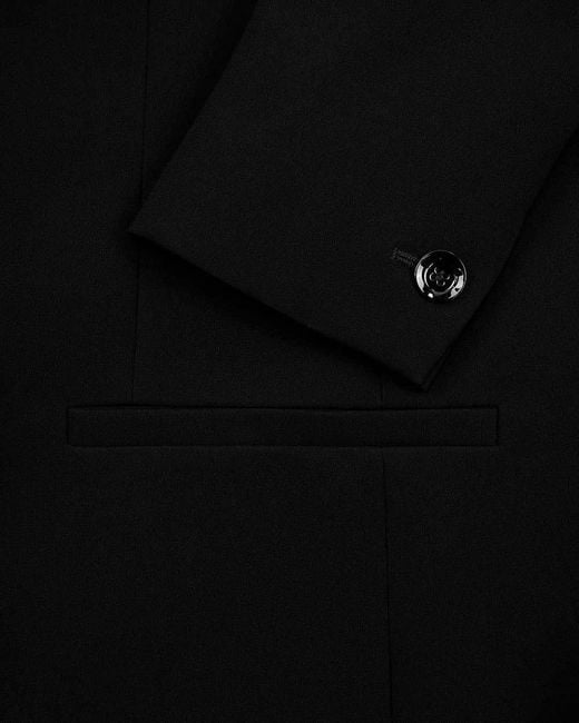 Max Mara Black Lapel Suit Jacket