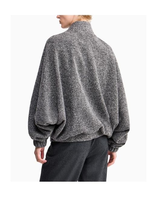 Giorgio Armani Gray Long-Sleeve Jacket