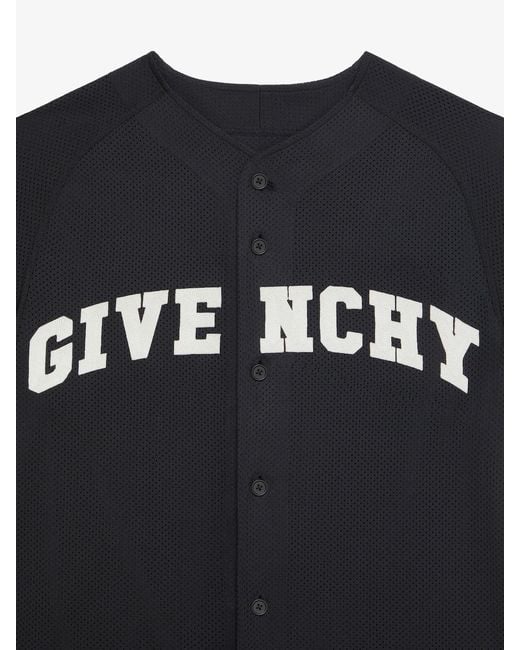 Givenchy Black College Baseball Shirt for men