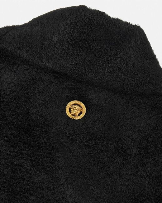 Versace Black High-Neck Embellished Sweater