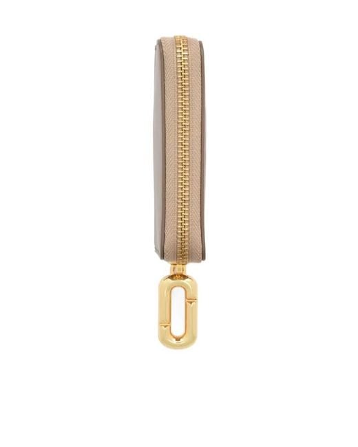 Marc Jacobs Natural Zip-Around Compact Wallet