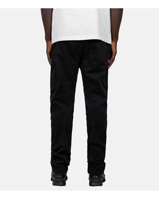 C P Company Black Pocket-Detail Track Pants for men