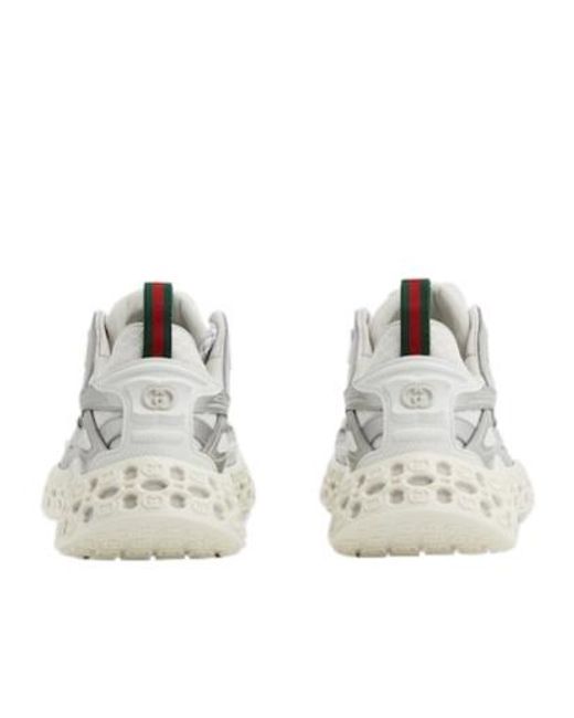 Gucci White Cub3D Sneakers for men