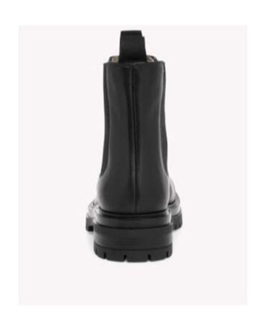Gianvito Rossi Black Chester Round Toe Chelsea Boots for men