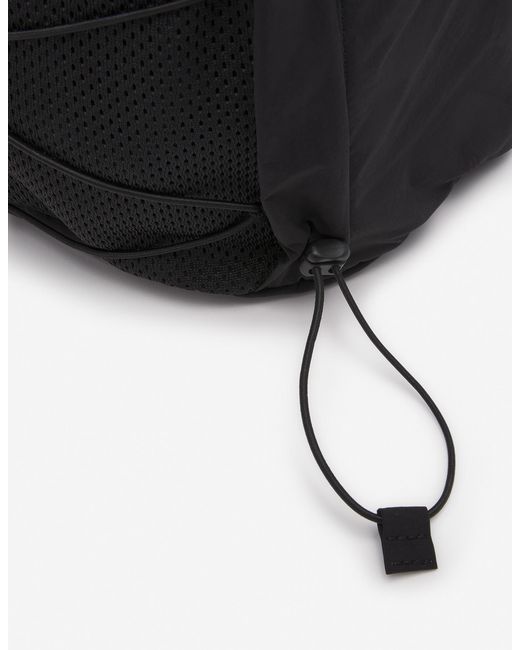 Maison Kitsuné Black Maison Kitsuné Flash Fox Patch Zipped Backpack for men