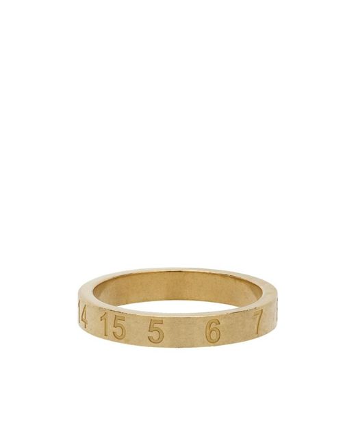 Maison Margiela Natural Numeric Logo Ring for men