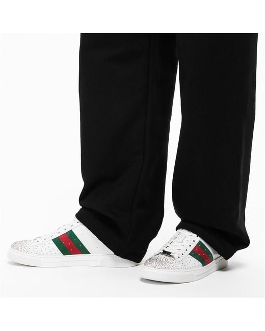 Gucci White New Ace Stud Sn62 for men