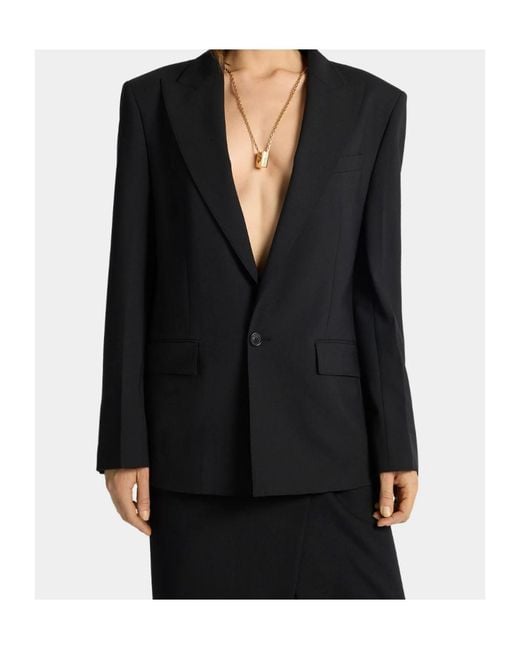 DSquared² Blue Tailored2 Peek-A-Boo Blazer