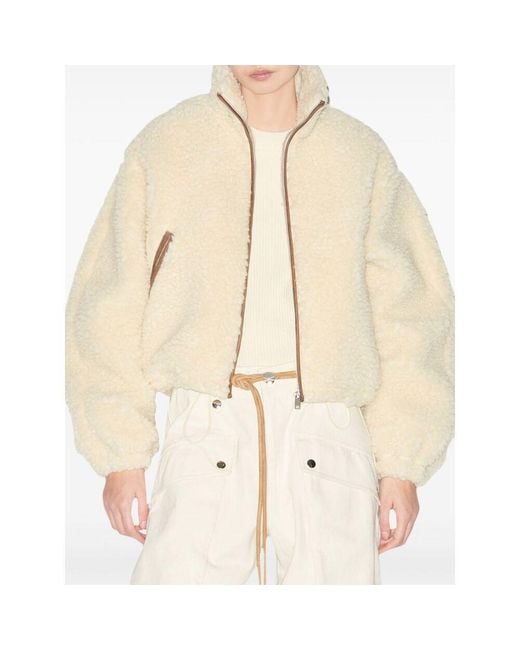 Isabel Marant Natural Isabel Marant Étoile Zipped Bomber Jacket