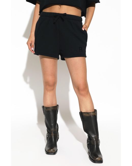 IRO Black Drawstring Shorts