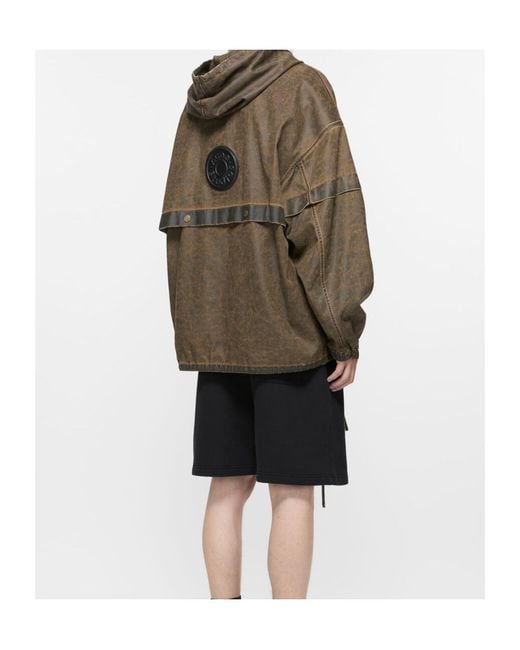 Acne Black Fleece Track Shorts for men
